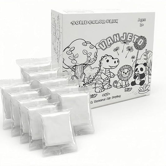 Modeling Clay for Kids, VANJETO Molding Magic Clay for Kids Air Dry, Super Soft Clay for DIY Slime, Ultra Light Air Dry Modeling Clay for Toddlers Children Teens, 7 OZ/Bag