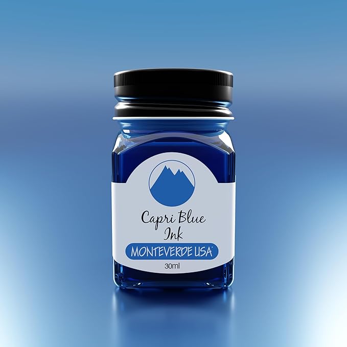 Monteverde USA Ink with ITF Technology, 30 ml Capri Blue (G309CB)