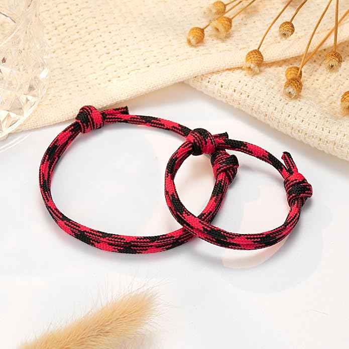 PINKDODO First Day of School Bracelet Back to School Gifts Mommy and Me Bracelets Mother Son Bracelet