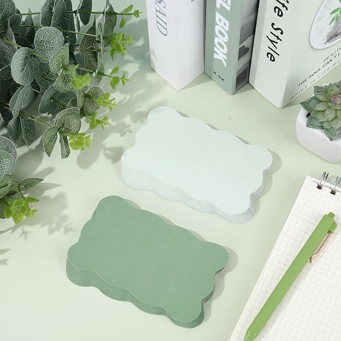 Whaline 150 Pack Green Index Cards 3 x 5 Inch Colored Cardstock Flashcard Gradient Green Blank Index Card for Note-taking Studying Organizing School Office Supplies