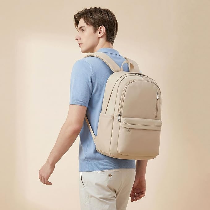 BAGOK Lightweight Nylon Backpack for Women & Men – Foldable, Large Capacity, Ideal for School, Travel & Work