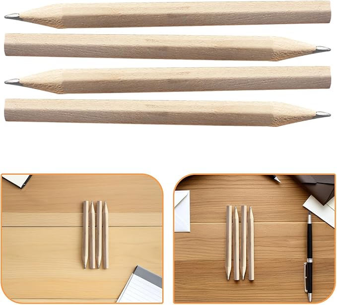 200pcs Mini Wood Pencils - 3.38'' Short Hb Writing Tool For Kid Beginner Writing Drawing Sketching - Art Drafting Pencils For Classroom School Supplies