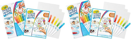 Crayola Color Wonder Paintbrush Pens & Paper, Mess Free Coloring for Toddlers, Painting Set, Toddler Arts & Crafts, Kids Gift, 6 Piece Set (Pack of 2)