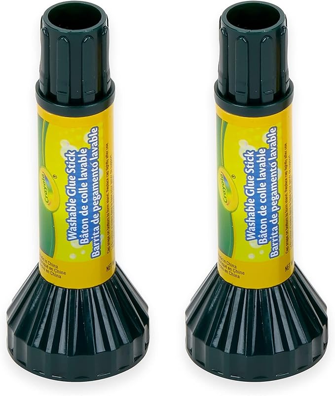 Crayola Glue Stick Set, School Supplies, 2 Count, Each .29oz
