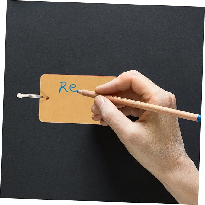 NUOBESTY 8Pcs Portable Blank Flashcards with Ring Memo Note Cards for Studying Office Use and Daily Planning present for Students and Friends