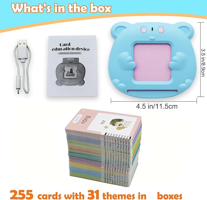 MAYAPHILOS 510 Sight Words Vietnamese and English Talking Flash Cards, Vietnamese Early Education Card, Learn Vietnamese for Kids, Vietnamese Learning Cards for Toddlers Birthday Gifts