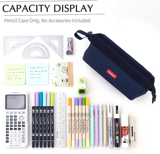 CICIMELON Pencil Case Large Capacity Pencil Pouch Pen Bag for School Teen Girl Boy Men Women