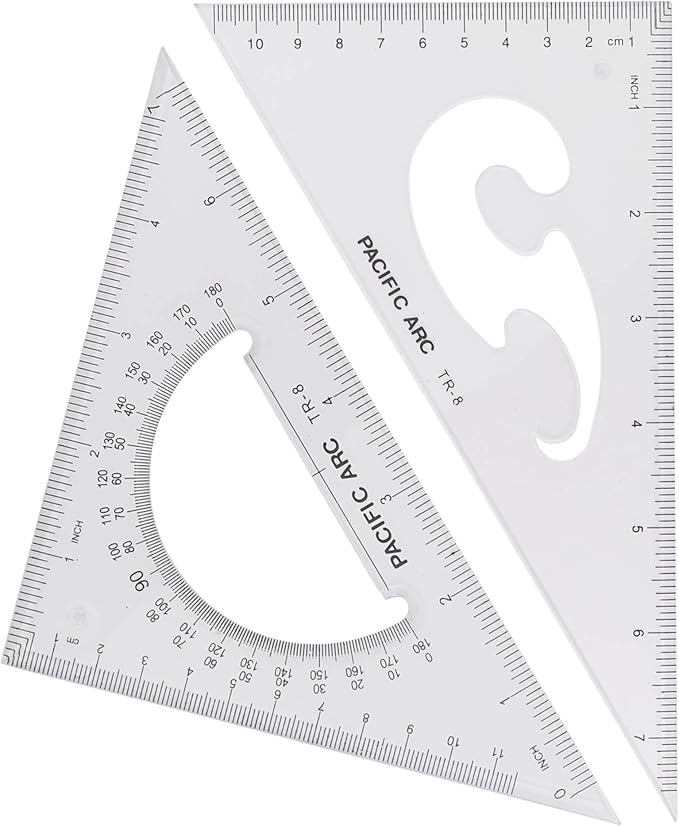 Triangle Set 8 Inch 30/60 & 45/90 …