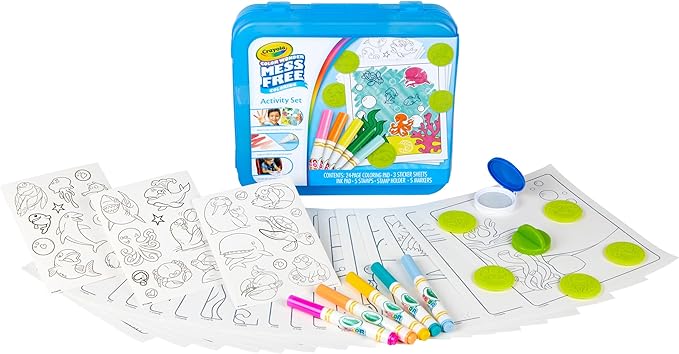 Crayola Color Wonder Mess Free Coloring Activity Set (30+ Pcs), Travel Art Kit, Gift for Kids & Toddlers, Ages 3+