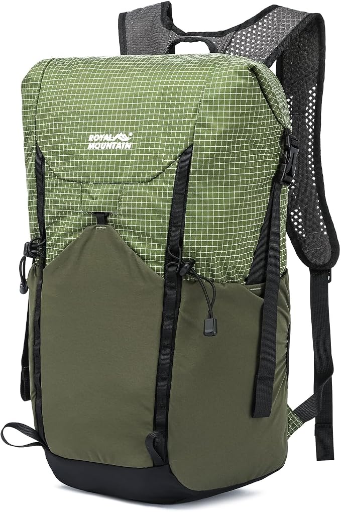 20l Hiking Backpack For Women&Men, Water Resistant Daypack Backpacks, Foldable & Packable Hiking Backpack, Lightweight Small Daypack For Travel Camping (Green)
