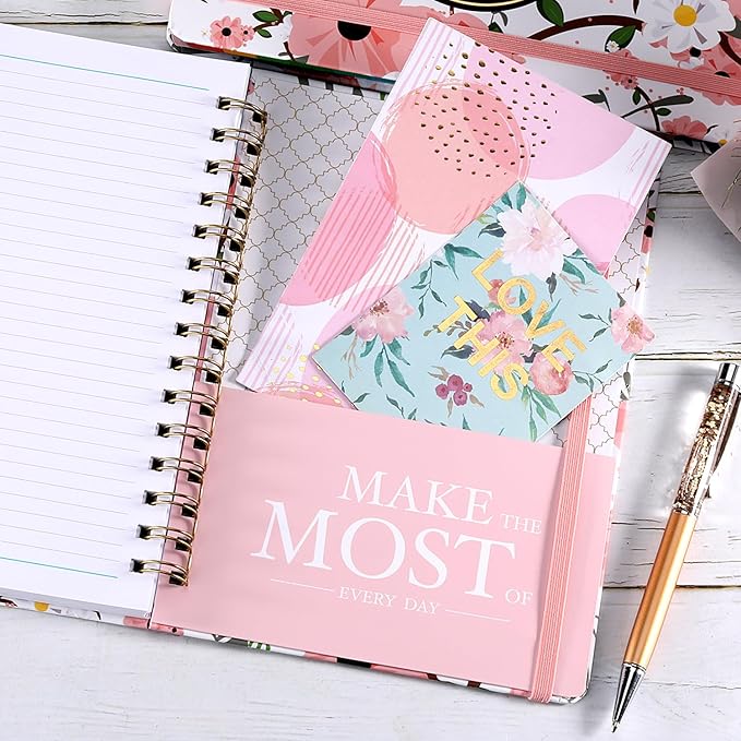 Planner 2026-2027 - Weekly & Monthly Planner, Jul 2026-Jun 2027, Academic Planner 26-27, 6.4"×8.5", Tabs, Thick Paper, Twin-Wire Binding, Back Pocket, Inspirational Quotes for Office Home School