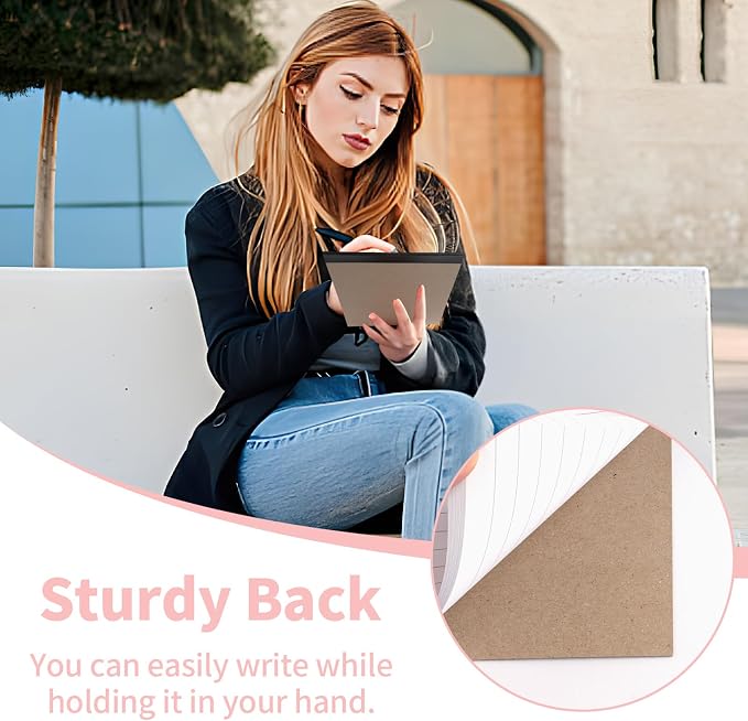 Legal Pads 5" X 8", 6 Pack Colored Note Pads,College Ruled Lined Paper Pads