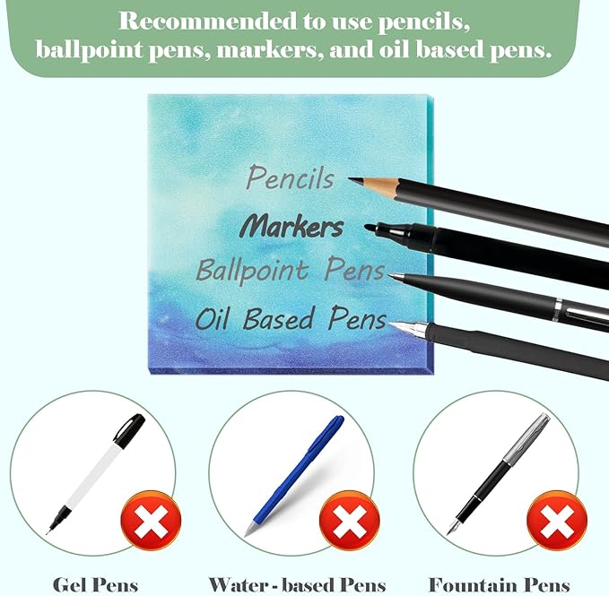 BAYTORY 200 Sheets Transparent Sticky Notes, 6Pcs Double-Ended Colored Marker Pen, 3 x 3 Glitter Clear Sticky Notes, Waterproof Self-Stick Note, Easy to Post for Note Taking (Morandi)