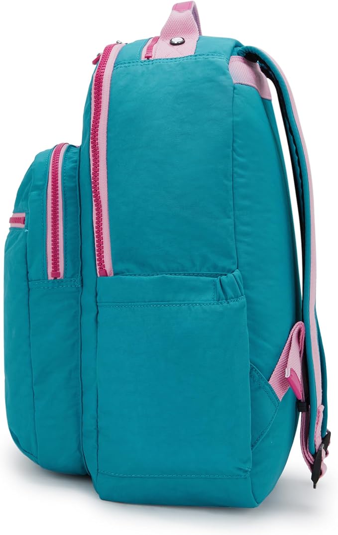 Kipling Women's Seoul 15" Laptop Backpack, Durable, Roomy with Padded Shoulder Straps, Built-In Protective Sleeve