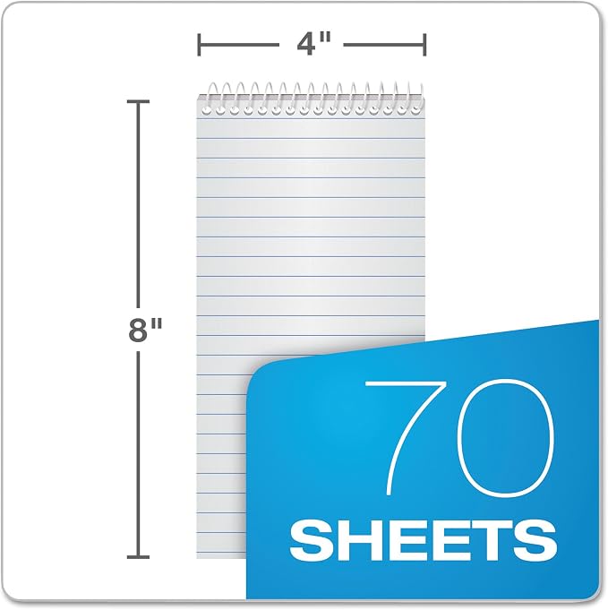 Tops Gregg Ruled Reporter's Notebook (TOPS) 12 Pack