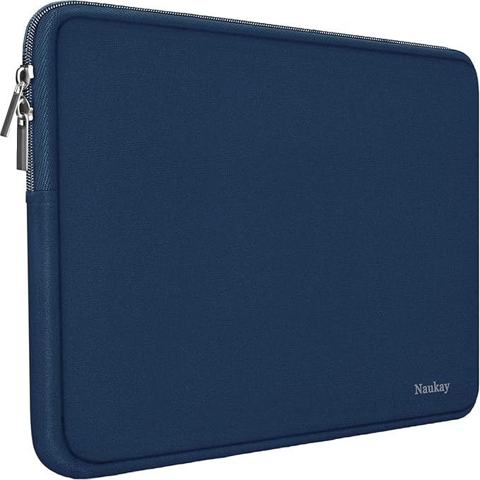 Laptop Sleeve Case 15.6 Inch,Resistant Neoprene Laptop Sleeve/Notebook Computer Pocket Case/Tablet Briefcase Carrying Bag, Dark Blue