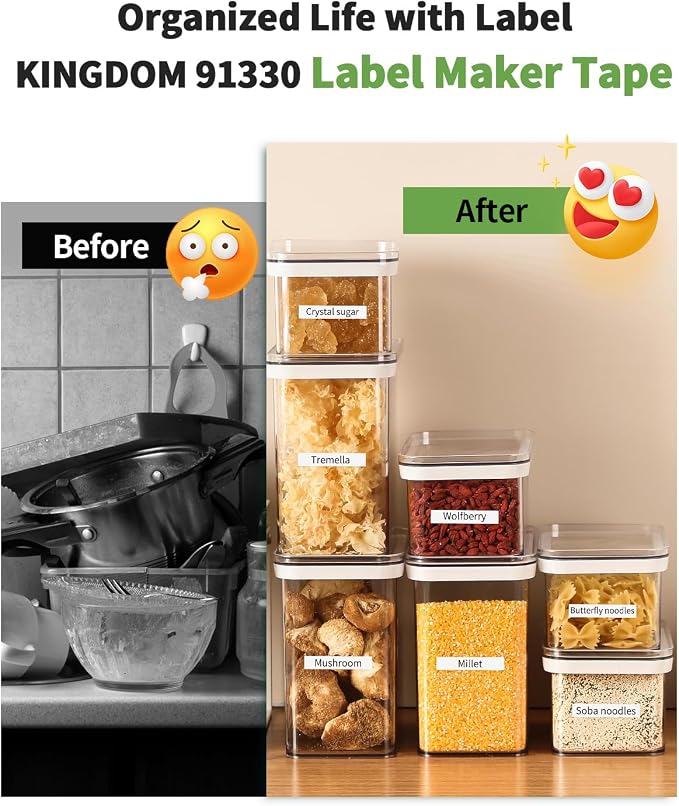 3-Pack Compatible with DYMO Label Maker Refills White Paper Tape | 91330 12mm x 4m (1/2" x 13') Label Maker Tape Replacement for Dymo Letratag Label Maker LT-100T LT-100H 200B
