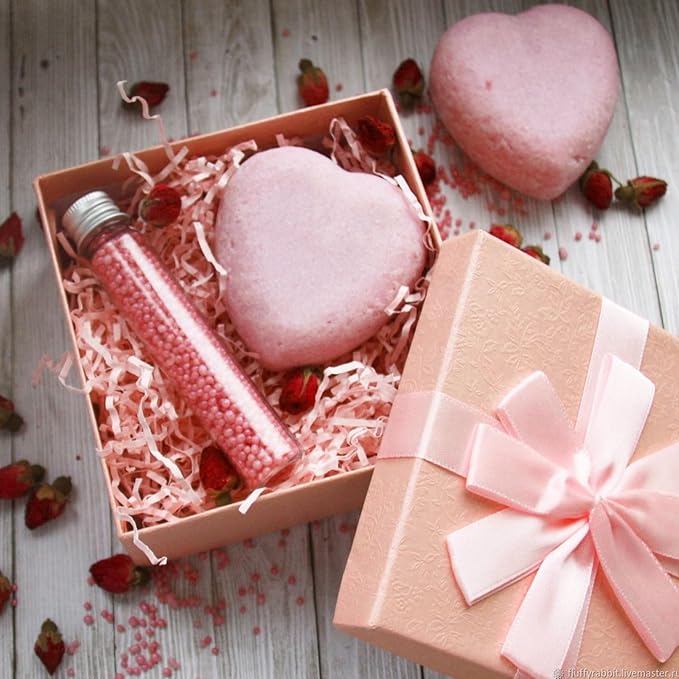 ZEBMOON 1 LB Light Pink Crinkle Cut Paper Shred Filler Great for Gift Wrapping, Basket Filling, Birthday, Wedding, Valentine's, Christmas Day, New Year Party Decorations Filling Supplies