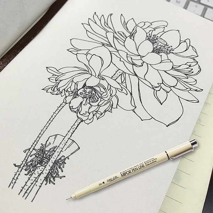 Micron Pen Set,Fineliner Pens Fine Liner Pen,Micro Pens for Drawing Sketching Journaling Writing(7 PCS)