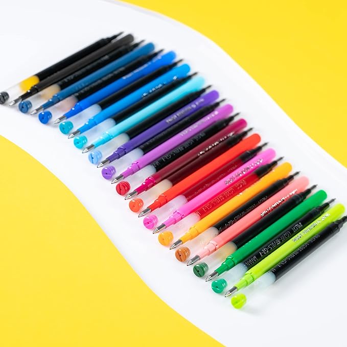Pilot, FriXion Ball Gel Ink Refills for Erasable Pens, Fine Point 0.7 mm, Erasable Pen Refills, Pack of 12, Black