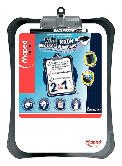 Maped Dry Erase Clipboard