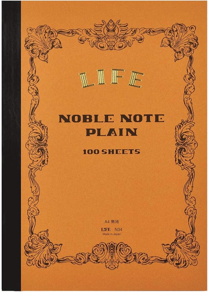 Life Notebook, Noble Notebook, Plain, A4 N34