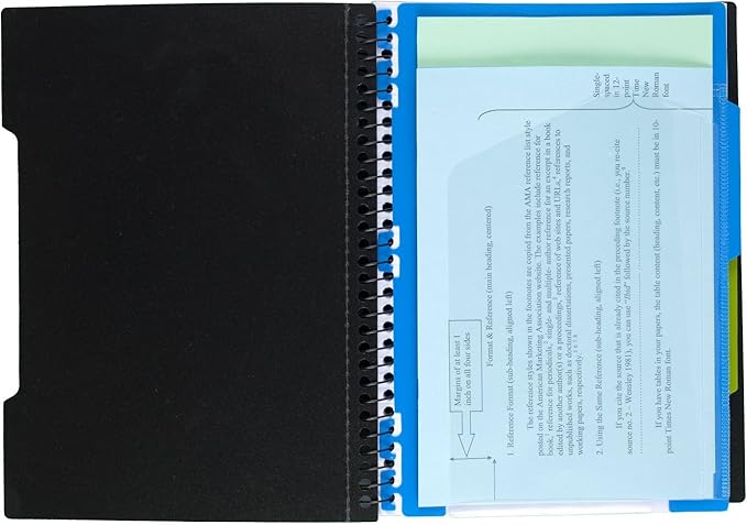 Five Star Advance Spiral Notebooks, 2 Subject, College Ruled Paper, 100 Sheets, 9-1/2" x 6", Assorted Colors, 6 Pack (38642)