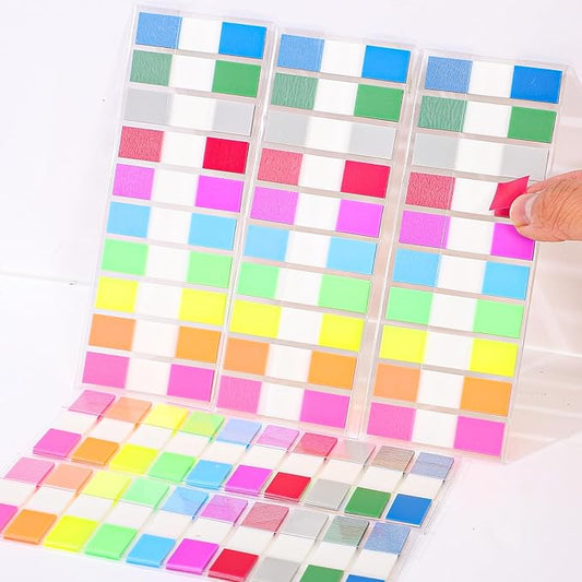 1000PCS Book Tabs for Annotating Books Page Markers Sticky Tabs for Notebooks Sticky Index Tabs for Document Organization Teacher Study Office Planner Memo Supplies