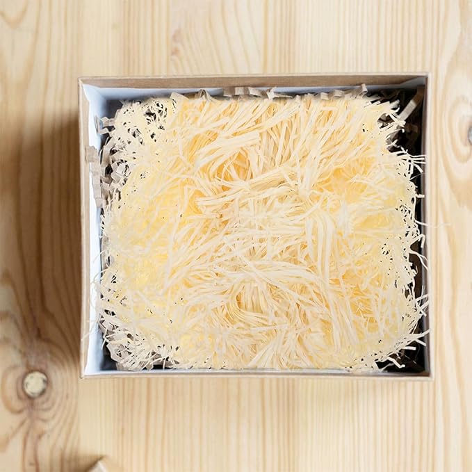 COHEALI Filler Paper Shred Packaging Filler 200g (2 Packs) Natural Raffia Paper for Boxes Wrapping and Basket Stuffing