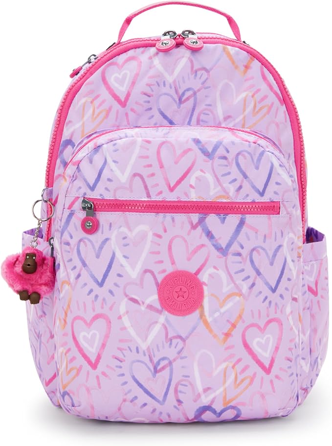 Kipling Women's Seoul 15" Laptop Backpack, Durable, Roomy with Padded Shoulder Straps, Built-In Protective Sleeve
