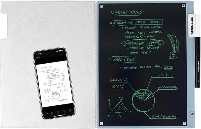 Smart Notebook with Smart Pen & Folio