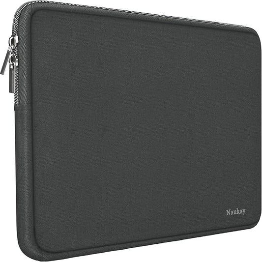 Laptop Sleeve Case,13-13.3 Inch Resistant Neoprene Laptop Sleeve/Notebook Computer Pocket Case/Tablet Briefcase Carrying Bag-(Grey)