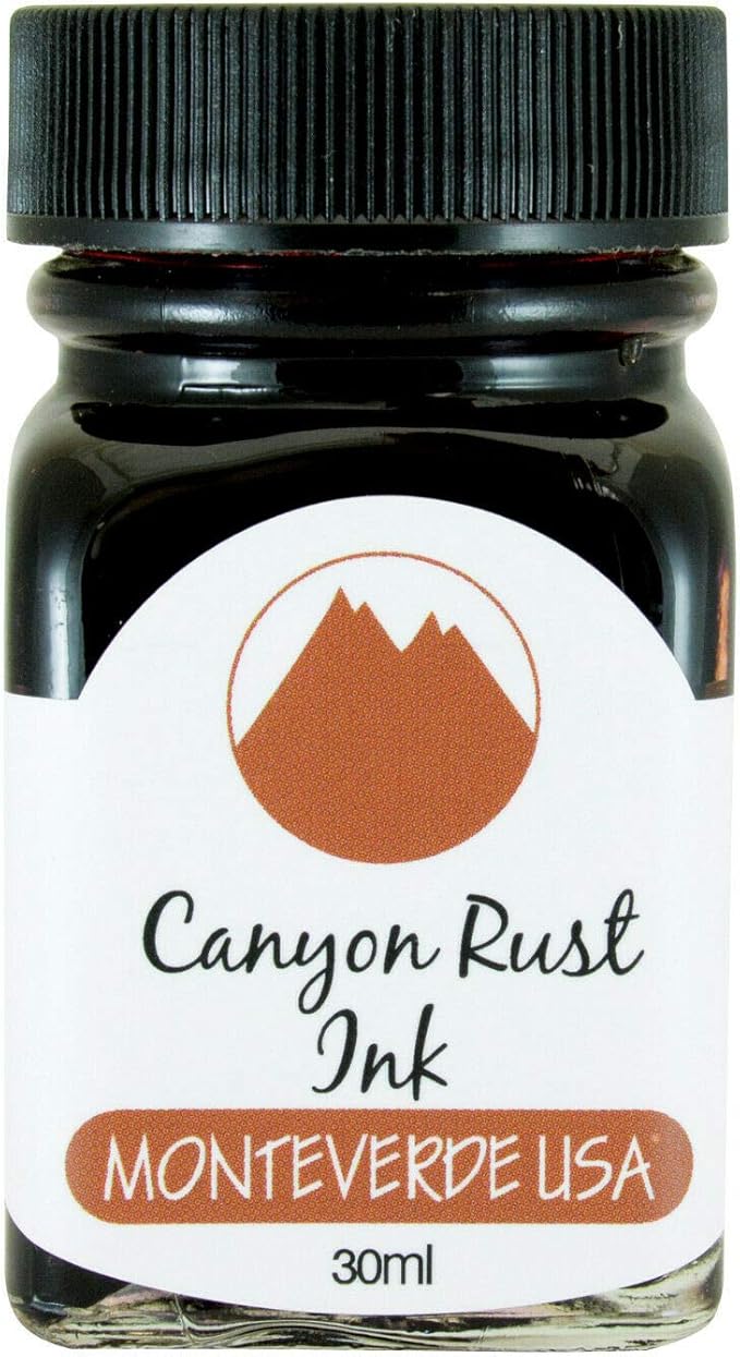 Monteverde USA Ink with ITF Technology, 30 ml Canyon Rust (G309CP)