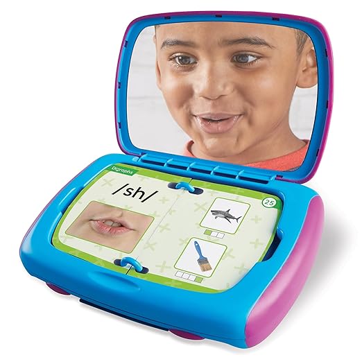 hand2mind Mirror My Sounds Phoneme Set, Letter Sounds Flash Cards, Toddler Speech Therapy Materials, Phonics for Kindergarten, Phonemic Awareness Manipulatives, Preschool Learning Activities