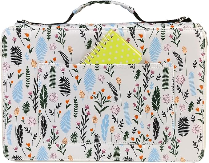 Portable Colored 480 Slots Pencil case Organizer with Printing Pattern for Watercolor Pens or Markers, Pencil Case Organizer for Artist