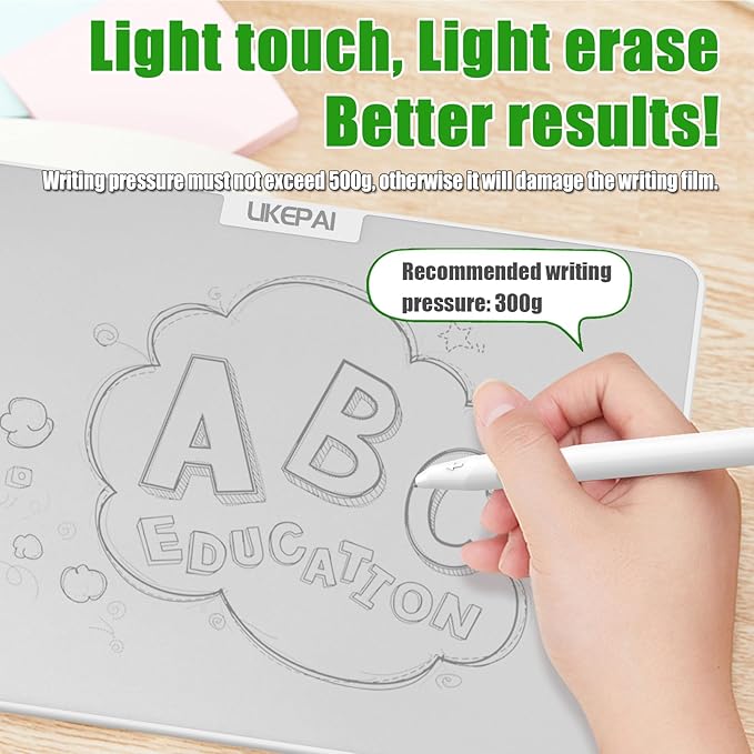 15 Inch Magic Whiteboard, No-Consumable Erasable Board, Dust-Free Power-Free Waterproof Shockproof Eye-Caring Panel | Ideal for Office, Classroom, Remote Work, Replace LCD & Desktop Whiteboard