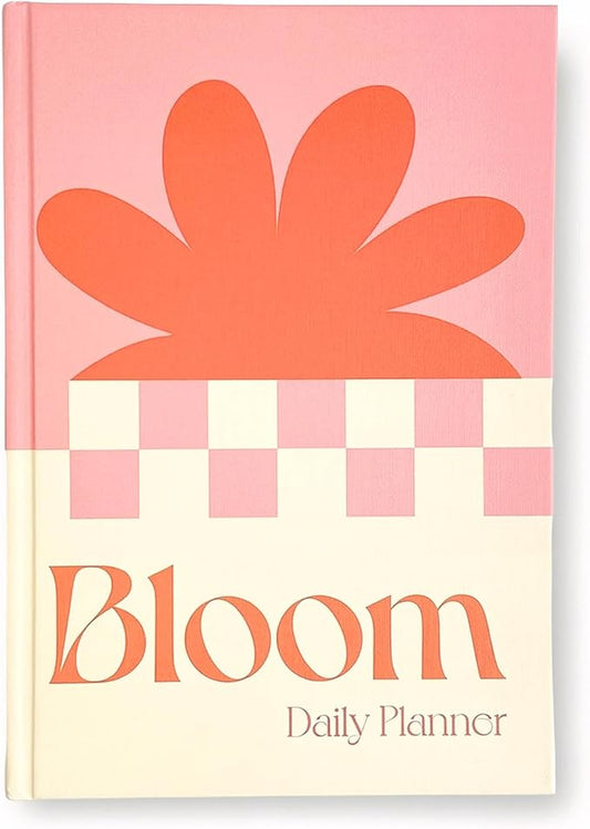 Notcoy Undated Daily Planner and Notebook, Aesthetic Hardcover Productivity Planner with To-Do List, Habit Tracker, Weekly & Monthly Views - Bloom
