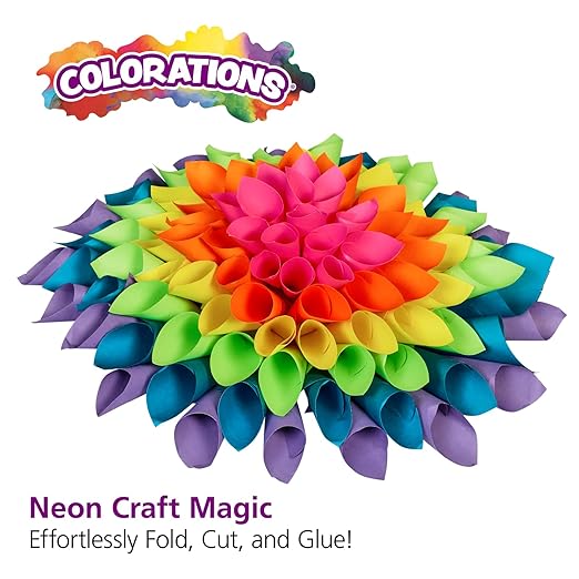 Colorations Neon Lightweight Craft Paper - 600 Sheets