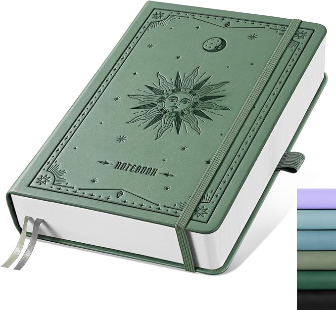 EMSHOI Blank Journal Notebook, 320 Pages, A5 Size (5.7'' x 8.3'')