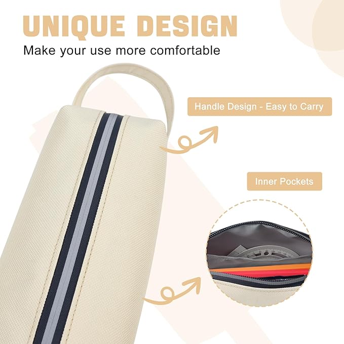 Fmeida Pencil Case Aesthetic Pencil Bag Big Capacity Pencil Pouch Portable Pen Case Office Stationery Makeup Bag Desk Organizer for College Adults Women Men