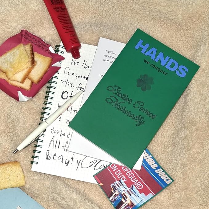 Monolike OrDinary Days PVC Handy Notebook, Clover - Exposed Binding, PVC cover, Academic, Journal, Diary, 160pages