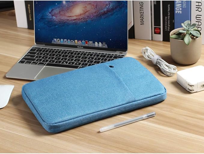 NIDOO 13-14 inch Laptop Sleeve Case Protective Computer Cover for 14" MacBook Pro M2 M1 / 14.4" Surface Laptop Studio / 13.5" Surface Book 3 / ThinkPad X1 Carbon / P14s T14 E14 / HP, Blue