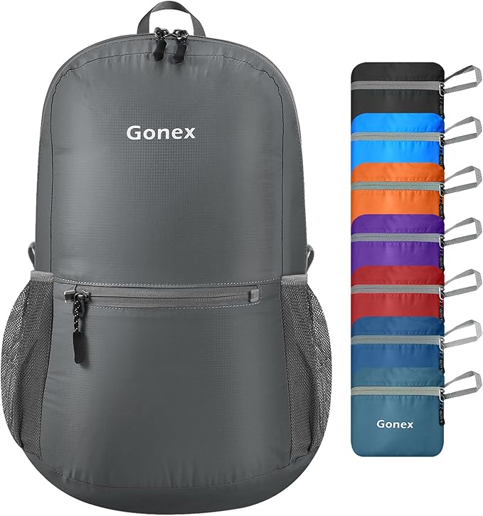 Gonex Ultra Lightweight Packable Backpack Daypack Handy Foldable Camping Outdoor Travel Cycling Backpacking
