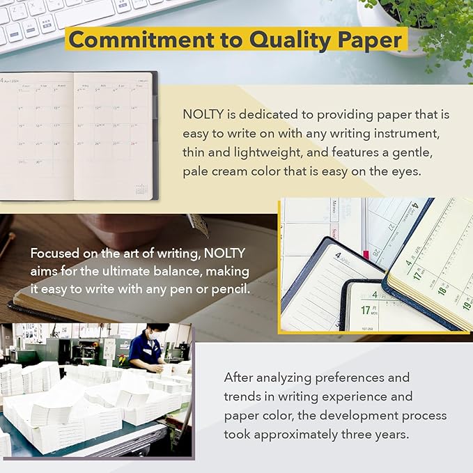 NOLTY JAPAN NOTE, A6 Notebook Featuring Japanese Design, 3.5mm Dot Grid, 80 Pages, Yokohama, JP0107