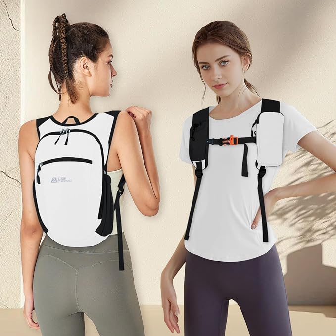 Small Hiking Backpack Packable Lightweight for Women Men | 10L/15L, Hiking Daypack, Foldable, Water Resistan, Ultralight, with Phone Pocket, Travel, Outdoor, Walking