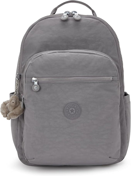 Kipling Women's Seoul 15" Laptop Backpack, Durable, Roomy with Padded Shoulder Straps, Built-In Protective Sleeve