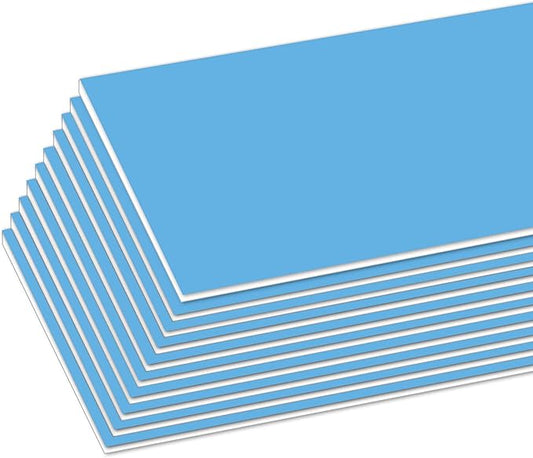 BAZIC Products Foam Board 20" X 30" Sky Blue, Colored Foam Boards 3/16 Inch Thickness, Presentation Signboards School Craft Project Framing Display, 25-Pack