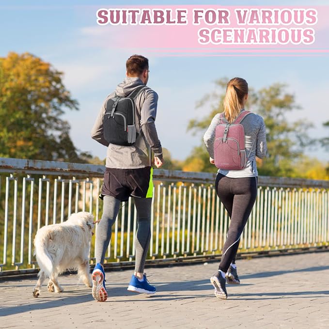 ZOMAKE Lightweight Packable Backpack, 10L Small Foldable Daypack for Hiking | Water Resistant Collapsible Backpacks for Women Men, Everyday Carry, Multi Compartment Storage, Adjustable Strap(Pink A4)