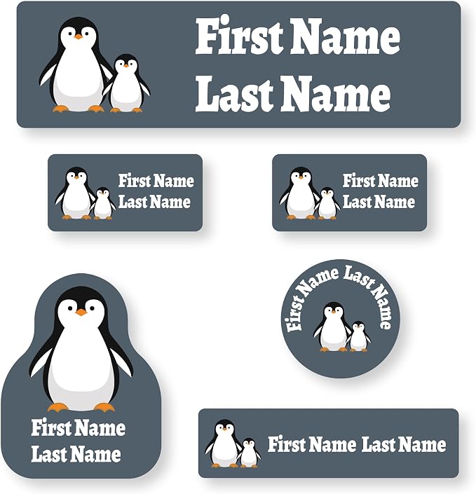 Personalized Daycare Name Labels for Kids (71 Labels) - Custom Durable Waterproof Name Stickers for Clothing Tags, Water Bottles, Lunch Boxes, and School Supplies - Dishwasher, Washer