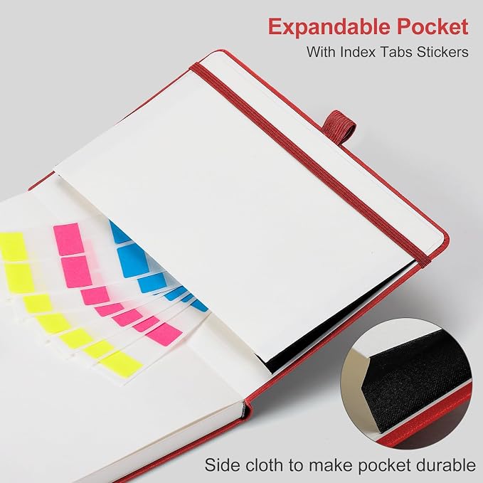 AHGXG Graph Grid Paper Notebook, 160 Pages, A5 Medium Size (5.7'' x 8.3'')